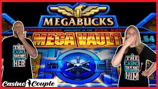 👩🏼‍🤝‍👨🏾🚨NEW SLOT🚨 MEGABUCKS MEGA VAULT! BACK TO BACK FEATURES!!!🤑🤑🤑 Casino Couple 🎰👩🏼‍🤝‍👨🏾
