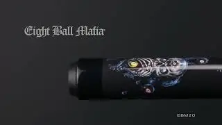 Eight Ball Mafia EBM20 Pool Cue Stick - HD Rotating 360 Degree Wide View