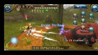Toram Arcane Strike but slowmo