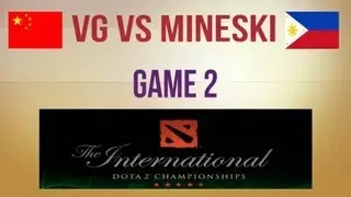 VG vs Mineski g.2 Round 1 Winners Semifinal TI3 Eastern Qualifier (feat. Smile)