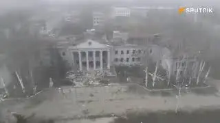 Tragic Views of a City Destroyed by War