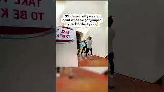 N3on security was on point when he got jumped by Jack Doherty 👀 😳