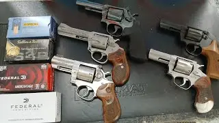 WHICH REVOLVER BRAND BEST MOST ACCURATE Smith vs Colt vs Ruger vs Charter Arms vs Rossi 3 Types Ammo