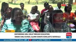 Dabani Girls Secondary School Alumni donate Scholastic Materials to learners