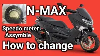 Yamaha N-MAX Speedometer assy. How to replace?