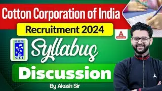 Cotton Corporation of India Syllabus 2024 | CCI Syllabus 2024 | CCI Recruitment 2024