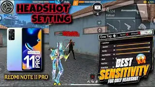 REDMI NOTE 11 PRO FF HEADSHOT SENSITIVITY 📲⚙️ | SENSITIVITY+HID+DPI SETTING⚙️ | AFTER UPDATE SETTING