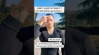 Can&rsquo;t sleep ? Do that 🙏🏼 #dormir #sleep #coach #viral #fyp #influencer #reels #shorts #vlog #yoga