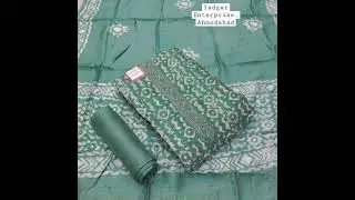 Batik Silk Dress Materials with Silk Dupatta #designersuits #dressmaterials #Yadgar #dress #ethnic