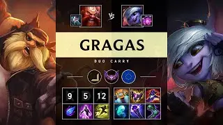 Gragas Carry vs Tristana - EUW Master Patch 25.20