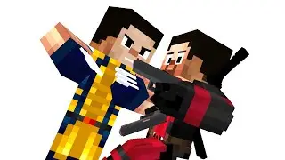 Speed Render #6 | Deadpool and Wolverine | Minecraft Speed Render