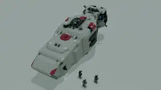 Space Engineers- Ship Showcase NMK-01-Namuk MkI