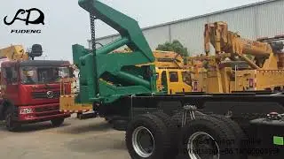 self loading 20 ft, 40 ft side loader container trailer in hot sale
