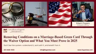 Removing Conditions on a Marriage-Based Green Card Through the Waiver Option
