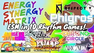 ENERGY SYNERGY MATRIX in 10 Rhythm Games!