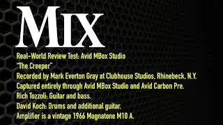 Mix Real-World Review Test: Avid MBox Studio and Avid Carbon Pre, Part 3&mdash;