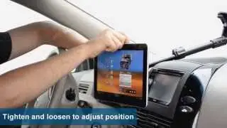 Samsung Galaxy Tab 10.1 Note 10.1 Extending Windshield Car Mount | Arkon TABPB117