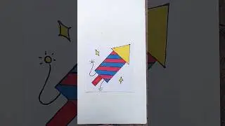HOW TO COLOUR A CUTE ROCKET 🚀 || #shorts #colouring #rocket || @richatikare27