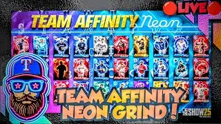 🔴 LIVE NEON TEAM AFFINITY GRIND IN MLB THE SHOW 25 DIAMOND DYNASTY! DRAFT CONQUEST ON REPEAT!!!