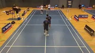 Badminton M&ouml;dling vs WAT Simmering Feld 1