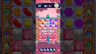 Candy Crush Saga Level 9631 28 moves NO BOOSTERS