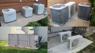 HVAC Heaven - Lots of Carrier and Trane Air Conditioners & Heat Pumps
