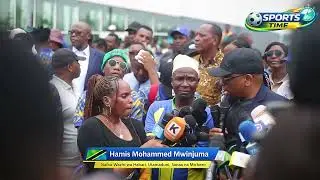 NAIBU WAZIRI SANAA NA MICHEZO MWANA FA AKIPOKEA WACHEZAJI WA TIMU YA TAIFA