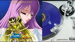 Saint Seiya Knights Of The Zodiacs: Music Collection vol. 4 - OST vinyl LP face B (Microids Records)