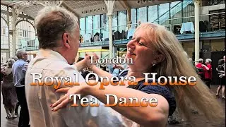 LONDON UK: The Royal Opera House Tea Dance