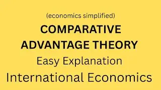 Comparative Advantage Theory | David Ricardo's Theory | International Economics | BA Economics