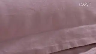 FUNDA DE PLUM&Oacute;N Pure Lino Rosa