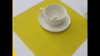 Reusable Woven Straw Kitchen Plastic Placemats
