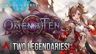 [Shadowverse] INSANE Dragon Legendary - and a Blood Legend Too! (Omen of the Ten Card Review)