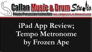 Tempo Metronome App by Frozen Ape Review by Thom Callan