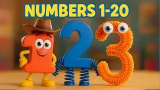 Learn Numbers 1 to 20 | Fun Pixar-Style Counting Adventure for Kids