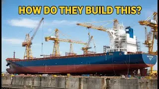 Building the World's Largest Container Ship A $180M Engineering Miracle Full Documentary 4K