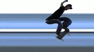 Synchroballistic footage of Greg Finch in London. Passenger (dir. Angus Leadley Brown, 2004).