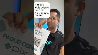 Como criar plaquinha do Qr Code Pix. #dicas #tecnologia #site