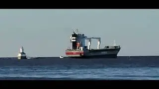 The AMERICABORG Leaving The Summerside Harbour