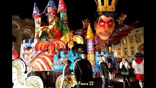 CARNEVALE DI VERONA 492&deg; Bacanal del Gnoco 2022 Accensione Carri  2022 Con Bande e Majorettes