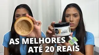 TOP 5 MÁSCARAS DE TRATAMENTO ATÉ R$ 20 | Larisse Gama