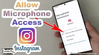 How to Allow Microphone Access on Instagram