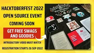 Hacktoberfest 2022 Open Source Event | Get Free Swags & Goodies #CodingBuddies #hacktoberfest #swags