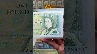 1978-1984 England One Pound note #money #currency #england