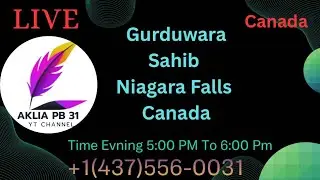 Live now- Evening Kirtan Gurduwara Sahib Sikh society of Niagara falls Canada