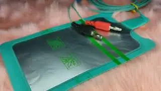 disposable cautery earth pad with 2 pin cable
