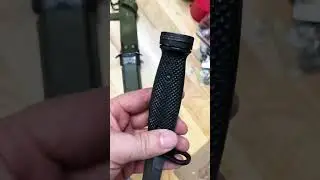 Cleaned-up Hanoi flea market find Vietnam War 🇻🇳 relic US M4 fighting knife/bayonet (M8A1 sheath)