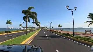 Scenic Driving Tour of the Amador Causeway In Panama City, Panama