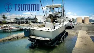 Fishing Boat back in the Water after Repairs and Maintenance - tsutomulures.com - Fishing Report