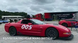 Corvette C5 - 9 Lives Racing Rear Wing / WANG - FULL Install with Instructions